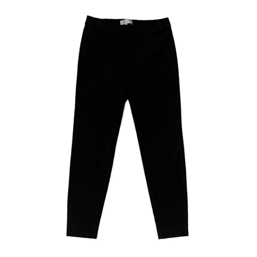 Talbots 6 Black Legging Pant PullOn Suade Stretchy Basic pointe compression